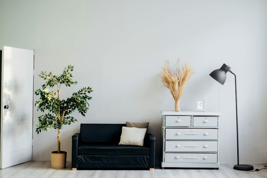 Natural light in a warm interior